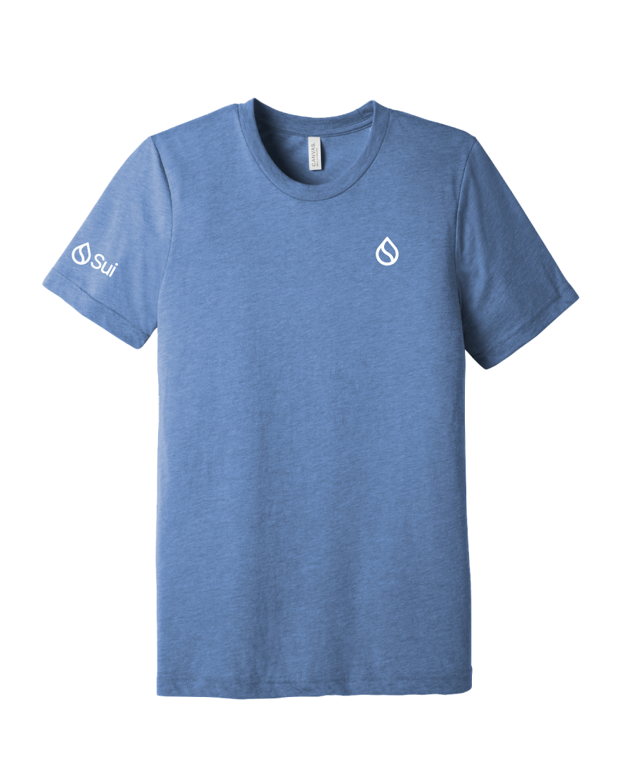 Blue Sui Unisex Triblend Short Sleeve Tee